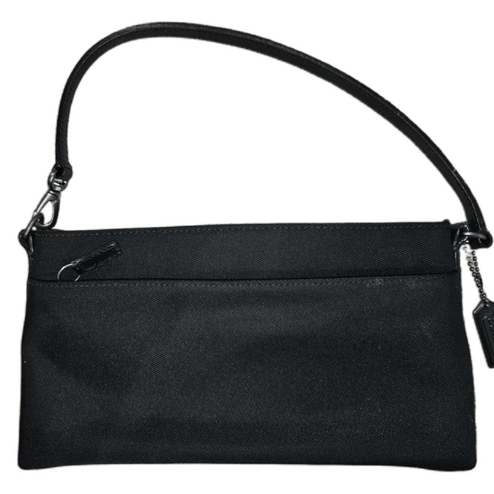 COACH Elegant Black Fabric Women's Handbag